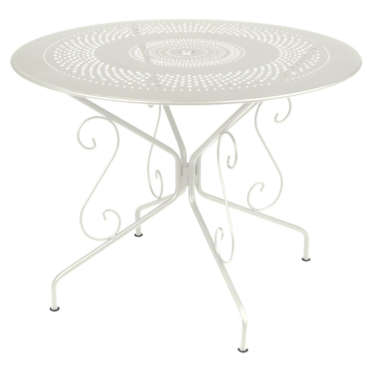 Table 117cm MONTMARTRE Fermob gris argile