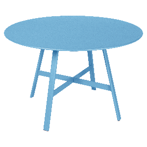 Table 117cm SO'O Fermob bleu maya