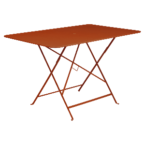 Table 117x77cm BISTRO Fermob orange confite