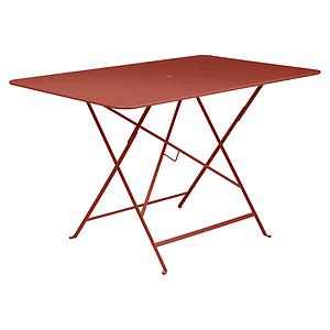 Table 117x77cm BISTRO Fermob rouge ocre