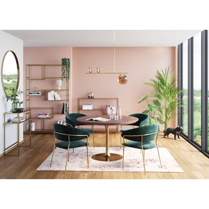 Table 120cm INVITATION Kare Design noyer-laiton