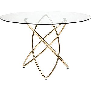 Table 120cm MOLEKULAR Kare Design gold