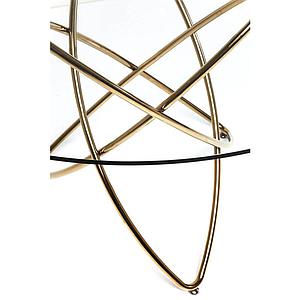 Table 120cm MOLEKULAR Kare Design gold