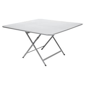 Table 128x128cm CARACTERE Fermob Blanc coton