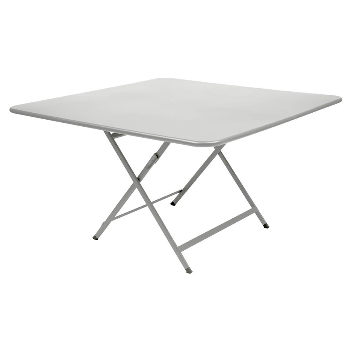 Table 128x128cm CARACTERE Fermob gris argile
