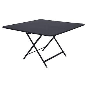 Table 128x128cm CARACTERE Fermob Gris carbone