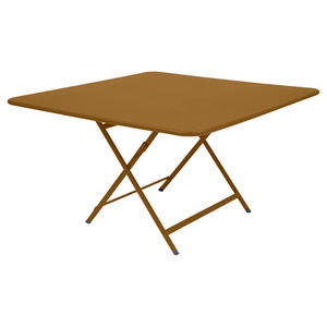 Table 128x128cm CARACTERE Fermob pain d'épices 