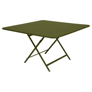 Table 128x128cm CARACTERE Fermob vert pesto