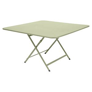 Table 128x128cm CARACTERE Fermob Vert tilleul