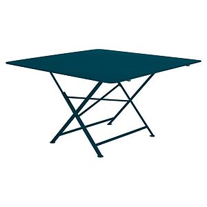 Table 128x128cm CARGO Fermob bleu acapulco