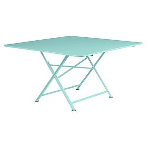 Table 128x128cm CARGO Fermob bleu lagune