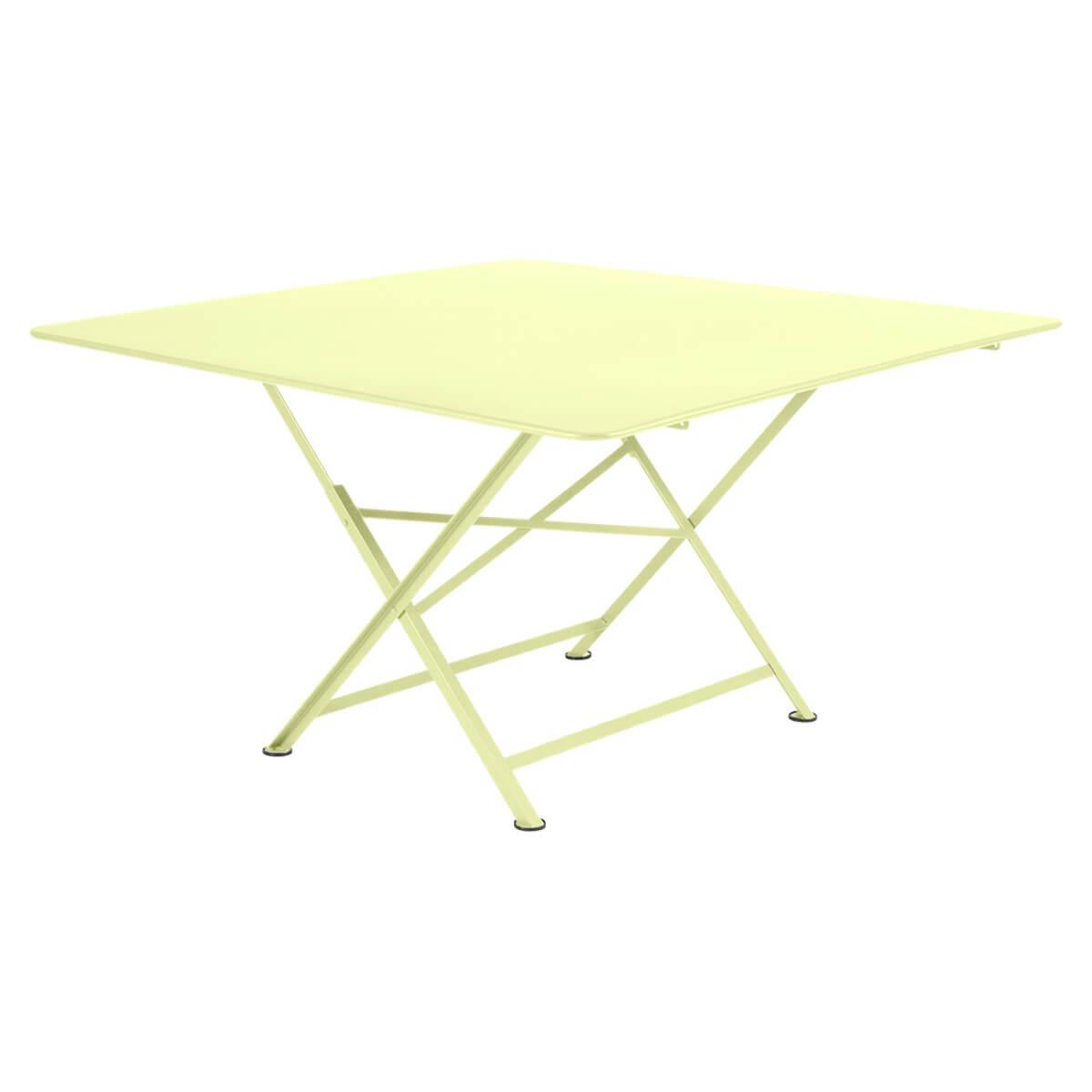 Table 128x128cm CARGO Fermob citron givré