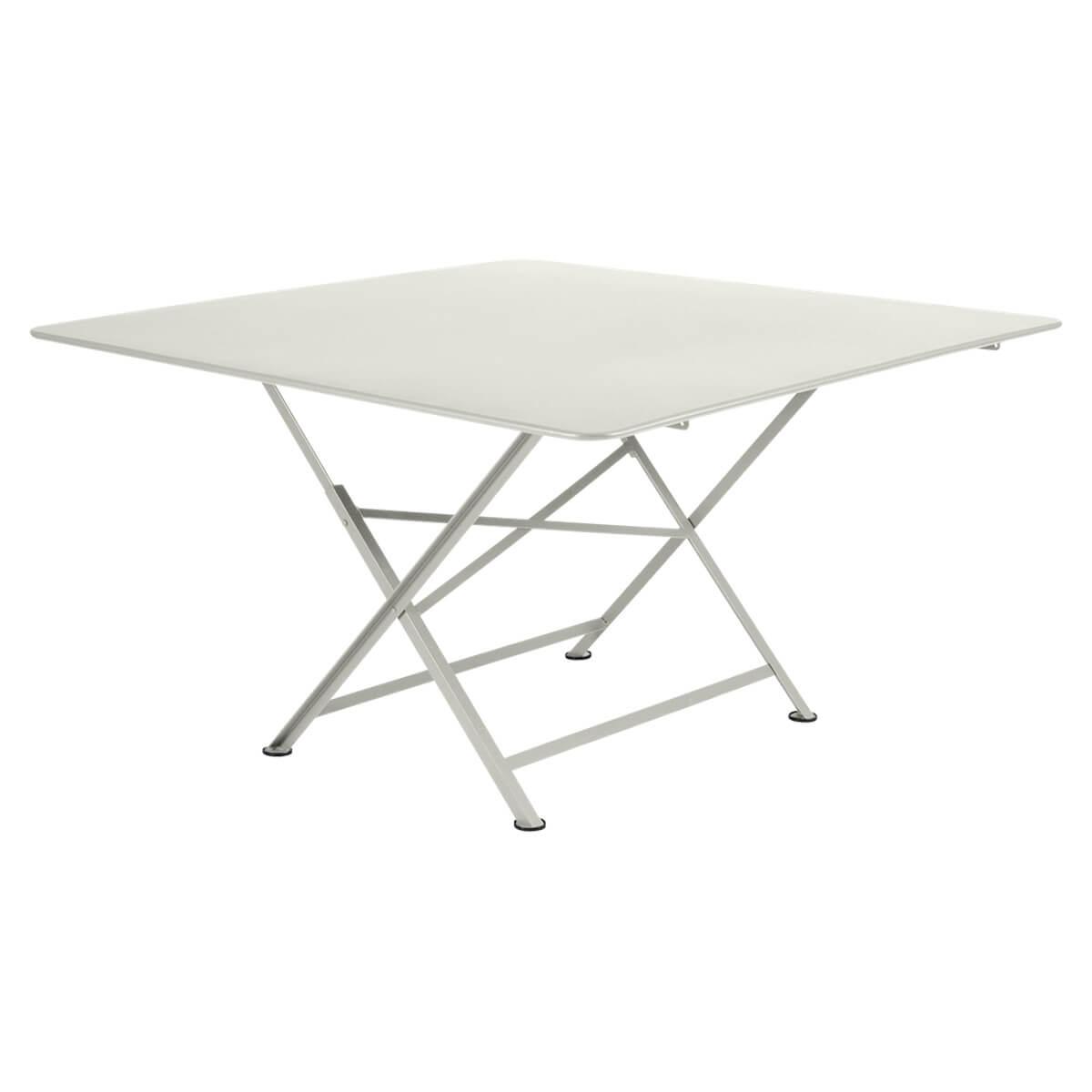 Table 128x128cm CARGO Fermob gris argile