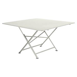 Table 128x128cm CARGO Fermob gris argile