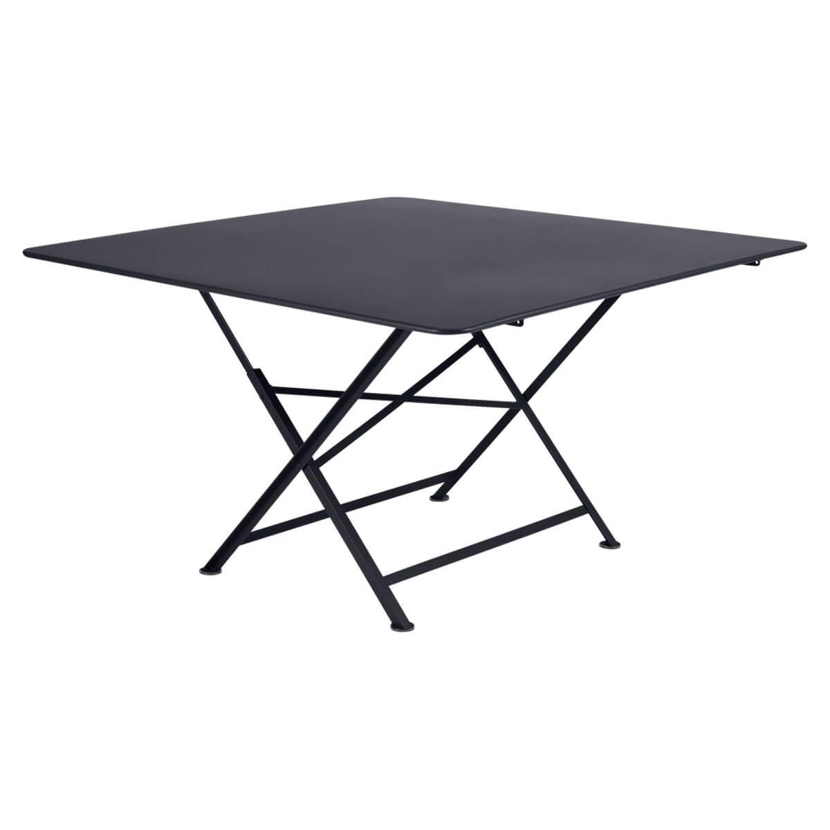 Table 128x128cm CARGO Fermob gris carbone