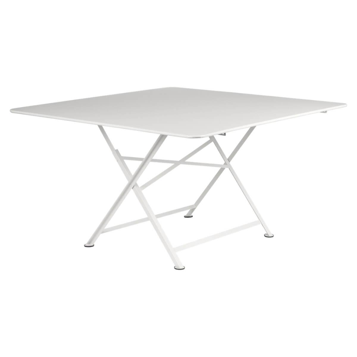 Table 128x128cm CARGO Fermob gris métal