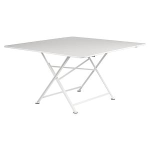 Table 128x128cm CARGO Fermob gris métal