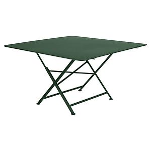 Table 128x128cm CARGO Fermob vert cèdre