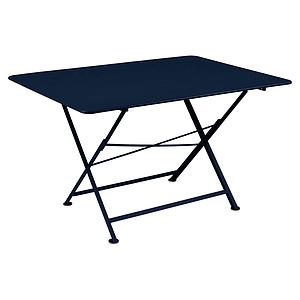 Table 128x90cm CARGO Fermob bleu abysse