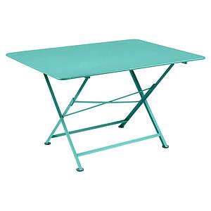 Table 128x90cm CARGO Fermob bleu lagune