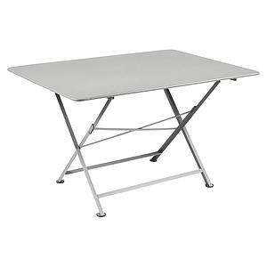 Table 128x90cm CARGO Fermob gris métal