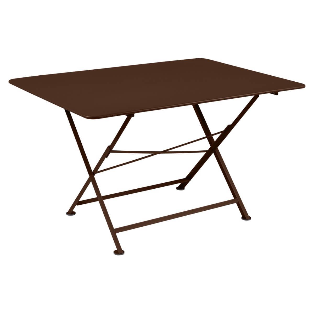 Table 128x90cm CARGO Fermob rouille