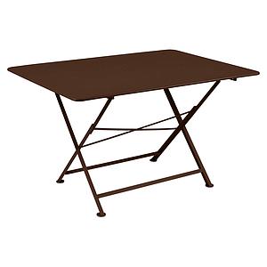 Table 128x90cm CARGO Fermob rouille