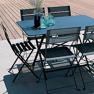 Table 128x90cm CARGO Fermob rouille