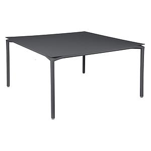 Table 140x140cm CALVI Fermob gris carbone