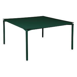 Table 140x140cm CALVI Fermob vert cèdre