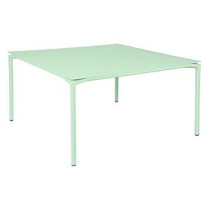 Table 140x140cm CALVI Fermob vert opaline