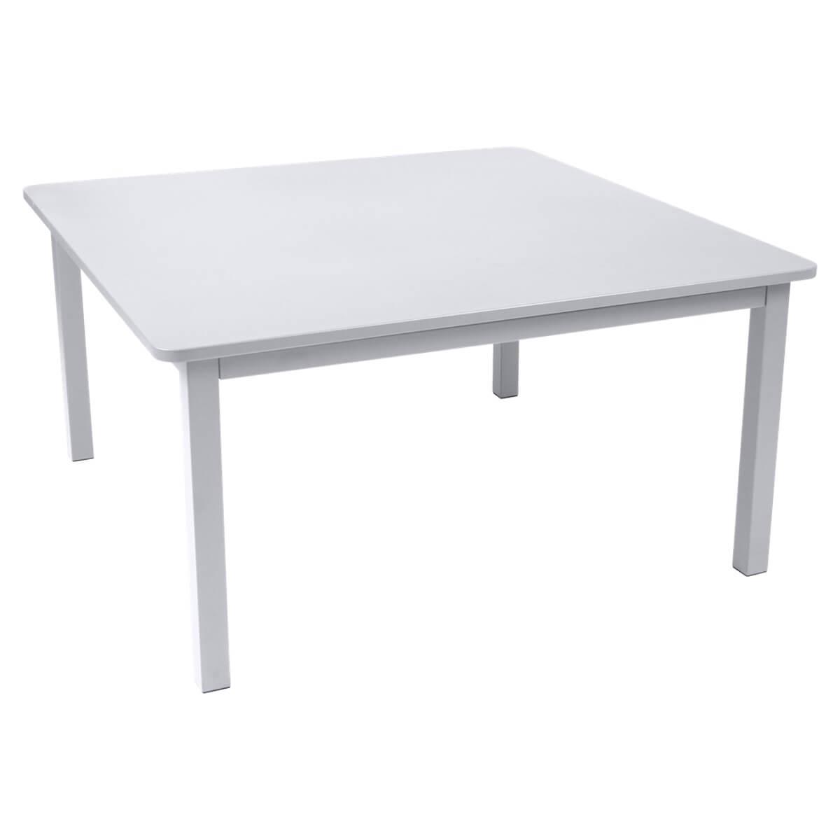 Table 143x143cm CRAFT Fermob blanc coton