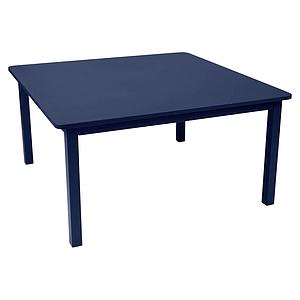 Table 143x143cm CRAFT Fermob bleu abysse