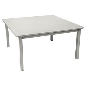 Table 143x143cm CRAFT Fermob gris argile
