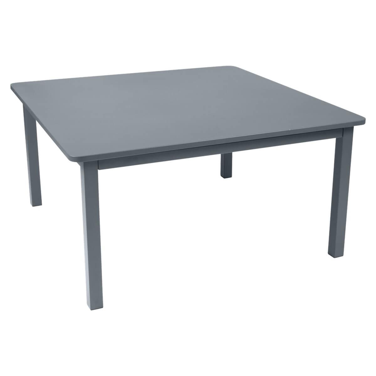Table 143x143cm CRAFT Fermob Gris Orage
