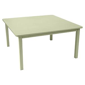Table 143x143cm CRAFT Fermob vert tilleul