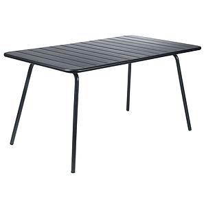 Table 143x80cm LUXEMBOURG Fermob Carbone