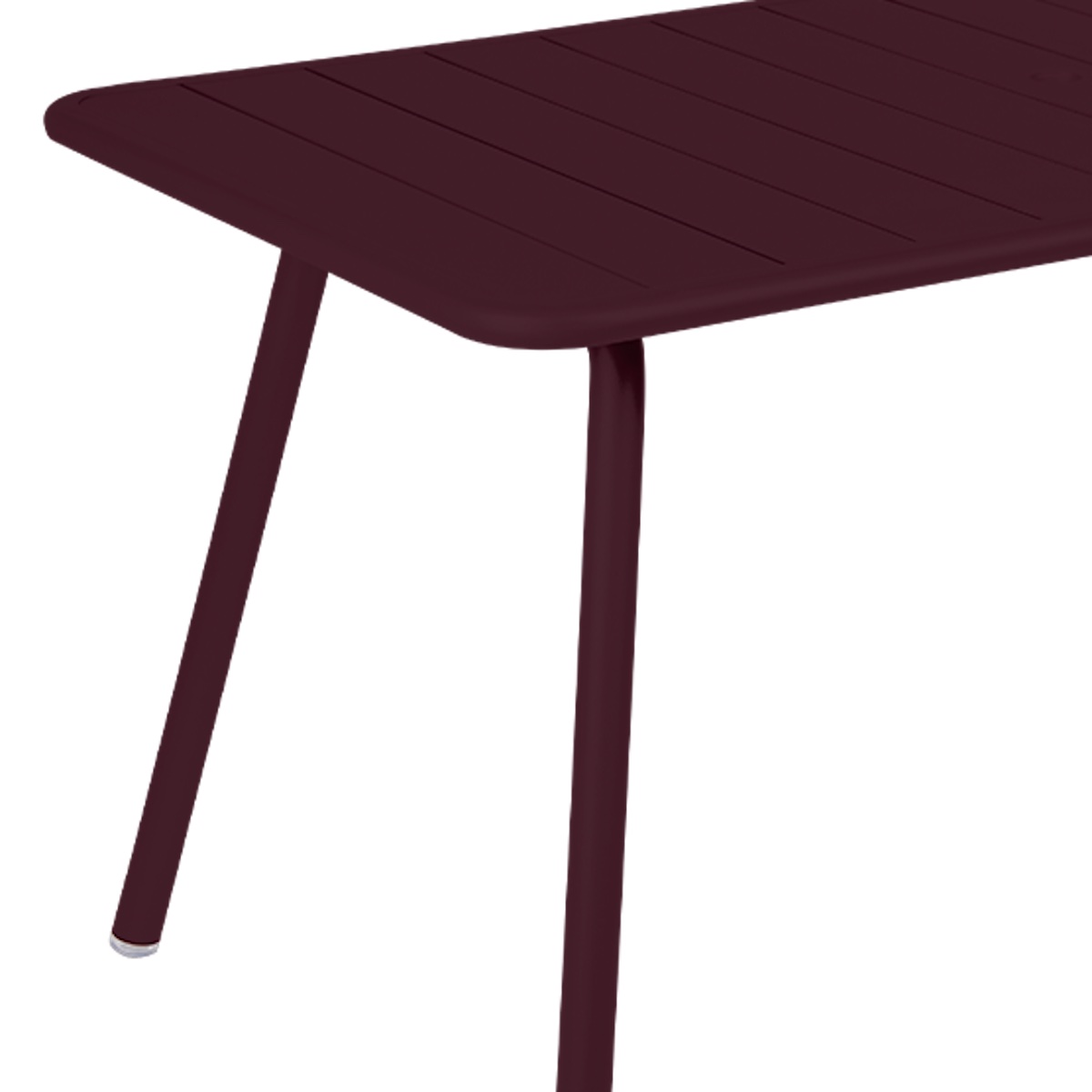 Table 143x80cm LUXEMBOURG Fermob cerise noir