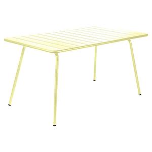 Table 143x80cm LUXEMBOURG Fermob citron givré