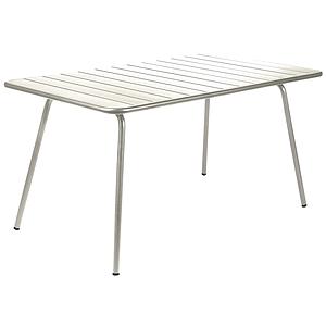 Table 143x80cm LUXEMBOURG Fermob gris argile