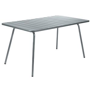Table 143x80cm LUXEMBOURG Fermob gris orage