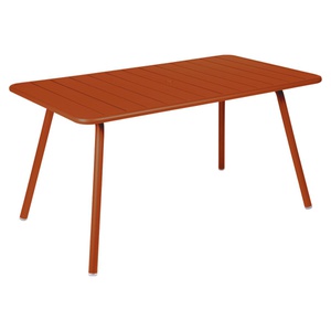Table 143x80cm LUXEMBOURG Fermob orange confite