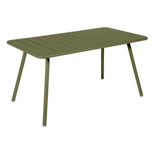 Table 143x80cm LUXEMBOURG Fermob vert pesto