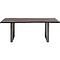 Table 160x80cm HARMONY Kare Design noyer acier brut
