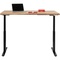 Table 160x80cm OFFICE HARMONY Kare Design noir