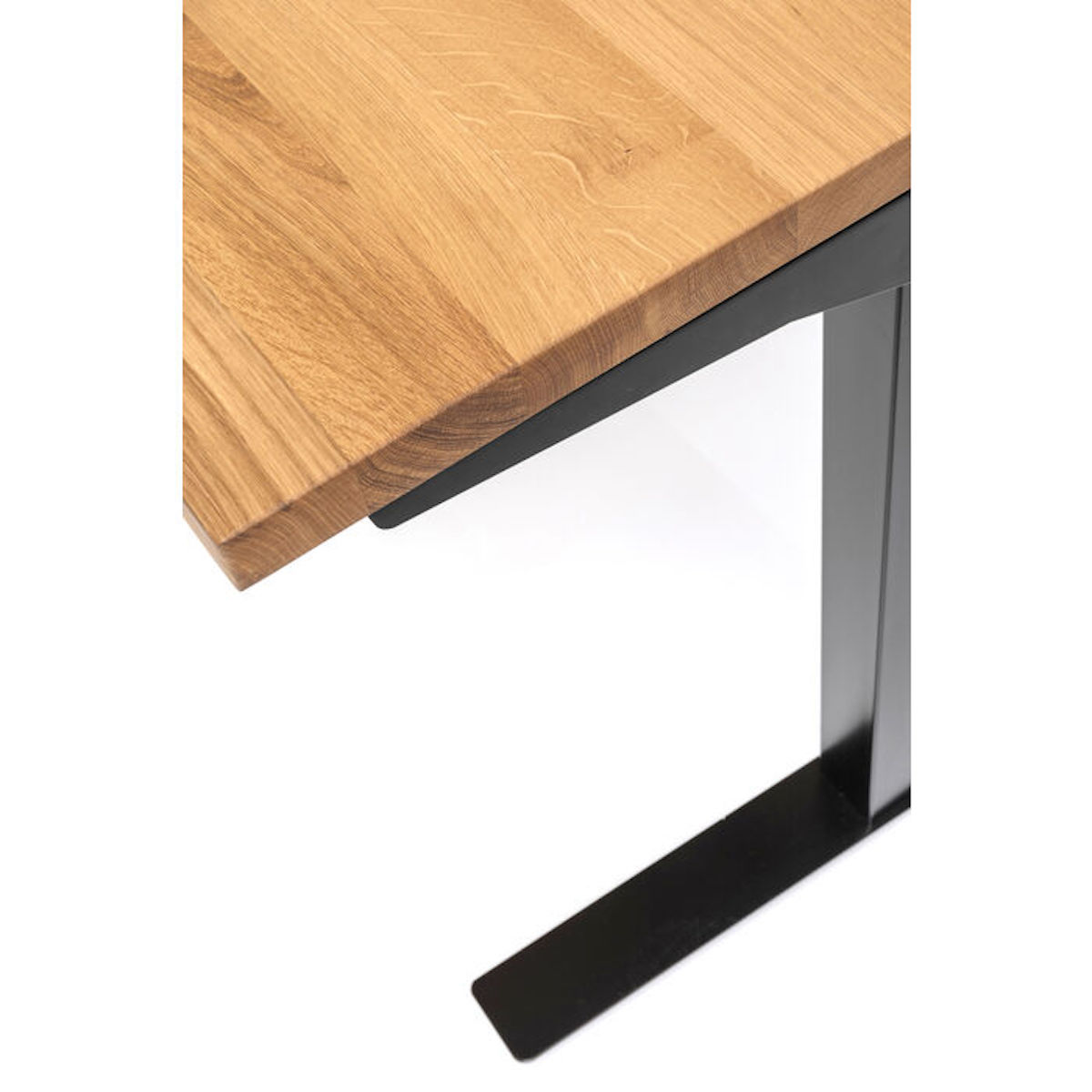 Table 160x80cm OFFICE JACKIE Kare Design chêne noir