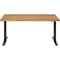 Table 160x80cm OFFICE JACKIE Kare Design chêne noir