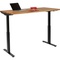 Table 160x80cm OFFICE JACKIE Kare Design chêne noir