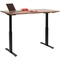 Table 160x80cm OFFICE SYMPHONY Kare Design foncé noir