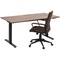 Table 160x80cm OFFICE SYMPHONY Kare Design foncé noir